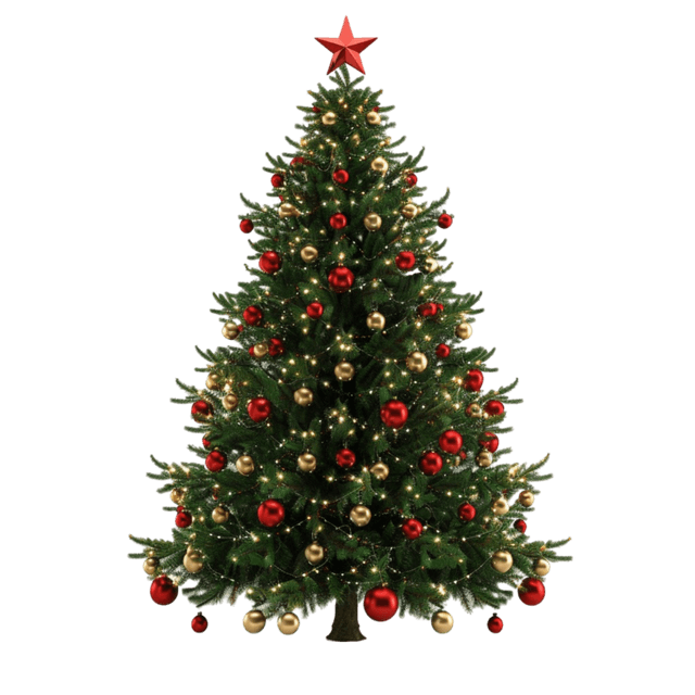 Holiday tree illustration